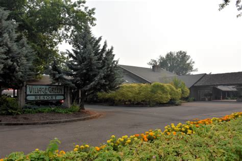 village green cottage grove or|village green resort and gardens.